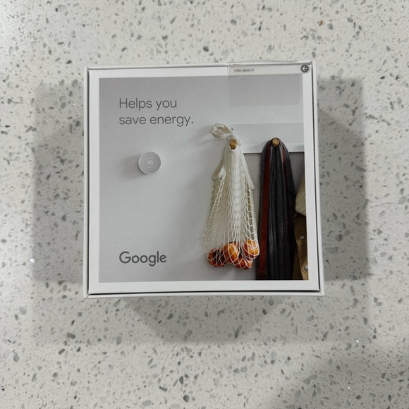 Google Nest Thermostat - Snow (box does not have plastic wrap) - Picture 2 of 9